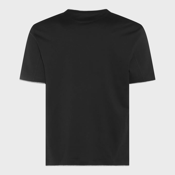 Brunello Cucinelli T-shirts and Polos - Blacks and greys | db3299bcb4023d207ff59fdeabc43cfaba5a8978