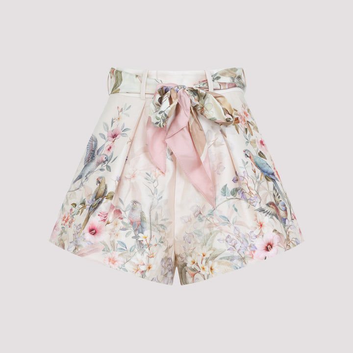 Zimmermann Short - Pink & Purple | 994e56553a2a939dd2dcee24e66b49a5a911af98