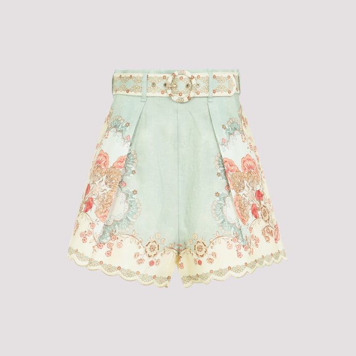 Zimmermann Short - Green | 45b59150fddec5fd651d79e29633ceb2f2d1012d