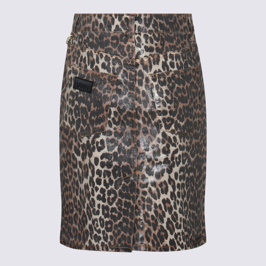 Ganni Skirts - Brown | 24fec75779ed29a24bac7da4400227c40639b349