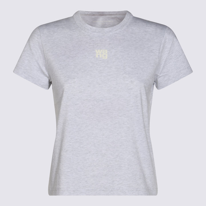 Alexander Wang T-shirts and Polos - LIGHT HEATHER GREY | d21dee4ca8f2ade18d6a4589caaed65ce3008ec1