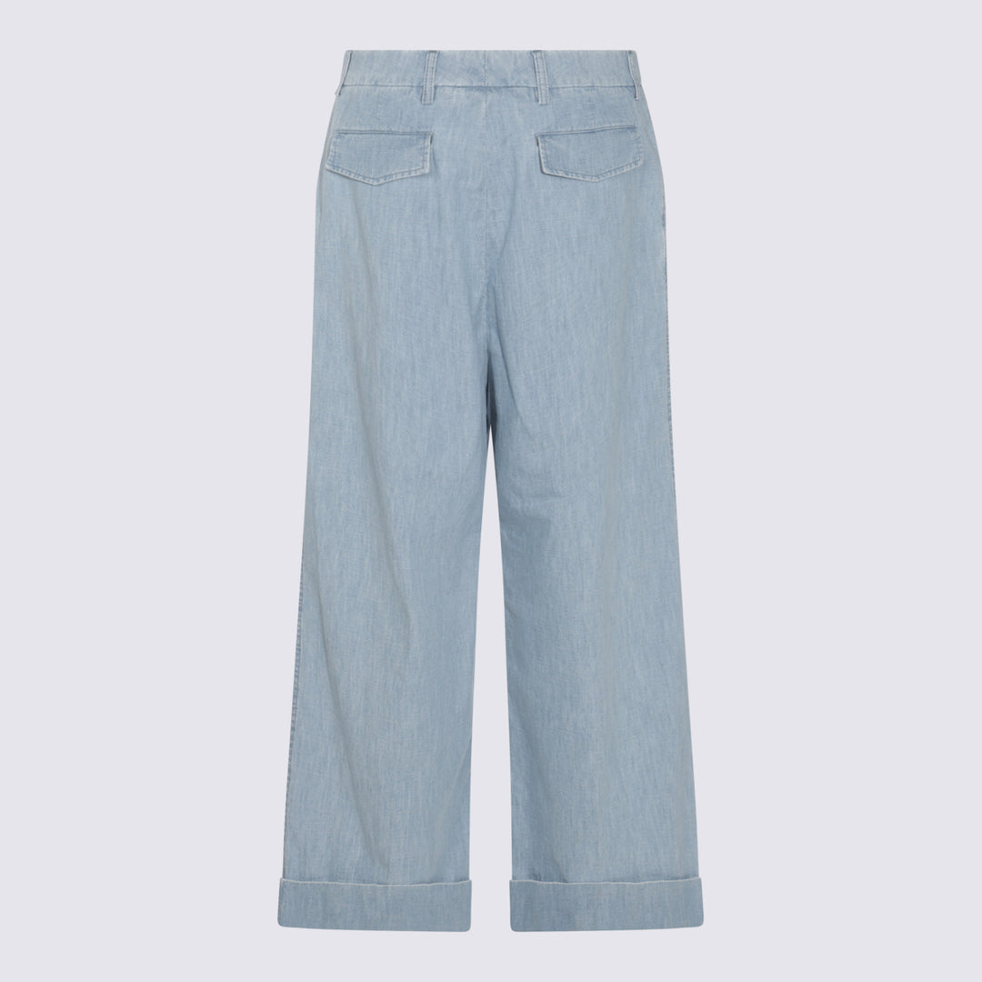 Valentino Trousers - Blue and green | d3ab62bd2fec37670afc65967419891e981750ab