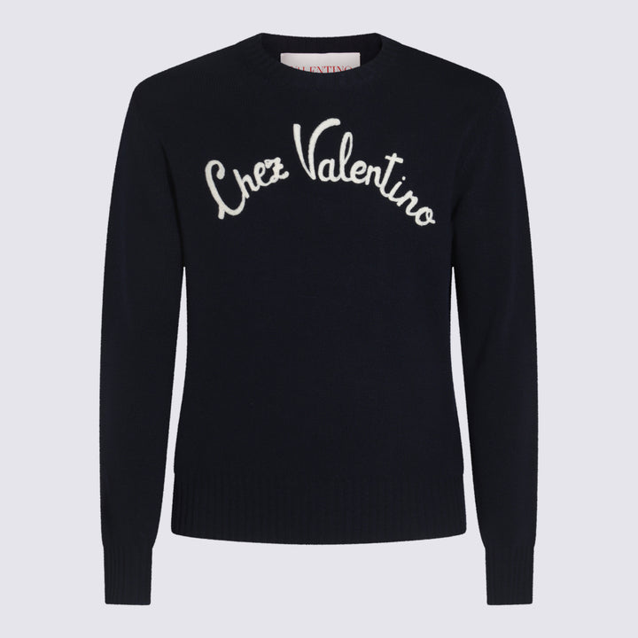Valentino Sweaters - Blue and green | f18ea5c59ff4dbe7941f4c6aacf2b6d663789e05
