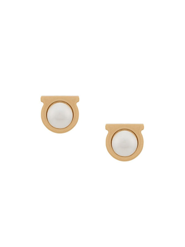 Gancini Pearl Earrings