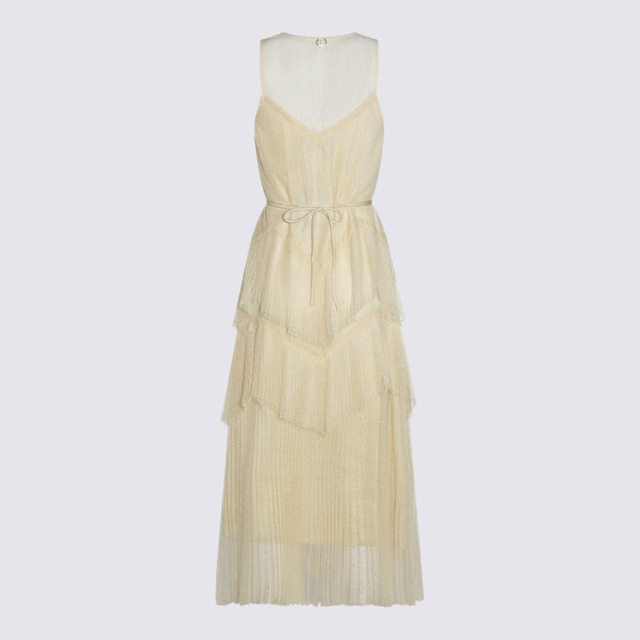 Twin-Set Dresses - VANILLA | d9127d5e780ad478be75c1f66159677182cbd004