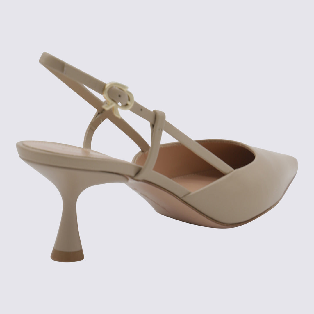 Gianvito Rossi With Heel - SAND | 5828dcfc55640b111f901586b0280460f70e1834