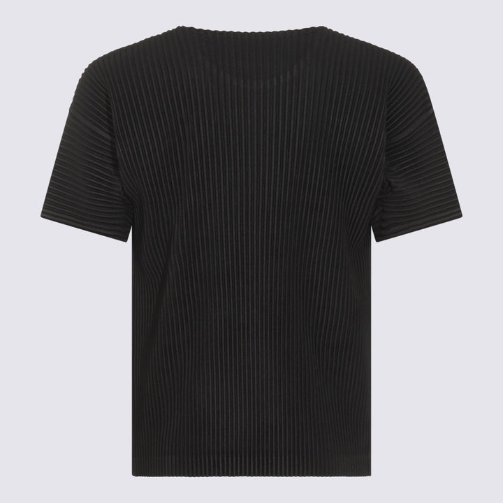 Homme Plisse Issey Miyake T-shirts and Polos - Blacks and greys | 70ff29da85fdd74f1533588006194ee0fa63e5bb