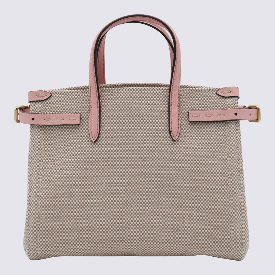 Valentino Garavani Bags - NATURALE-TOBACCO/PEACH ROSE | e593b133913e5f8c935238175714a1b1b13bc59c