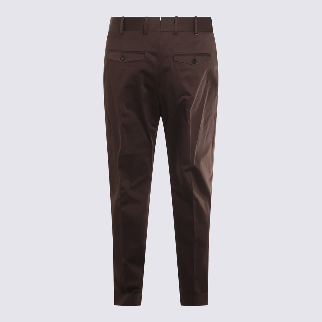 Pt Torino Trousers - Brown | e0ff94ee39ac9c033bb9c56320b84e739b54f39d