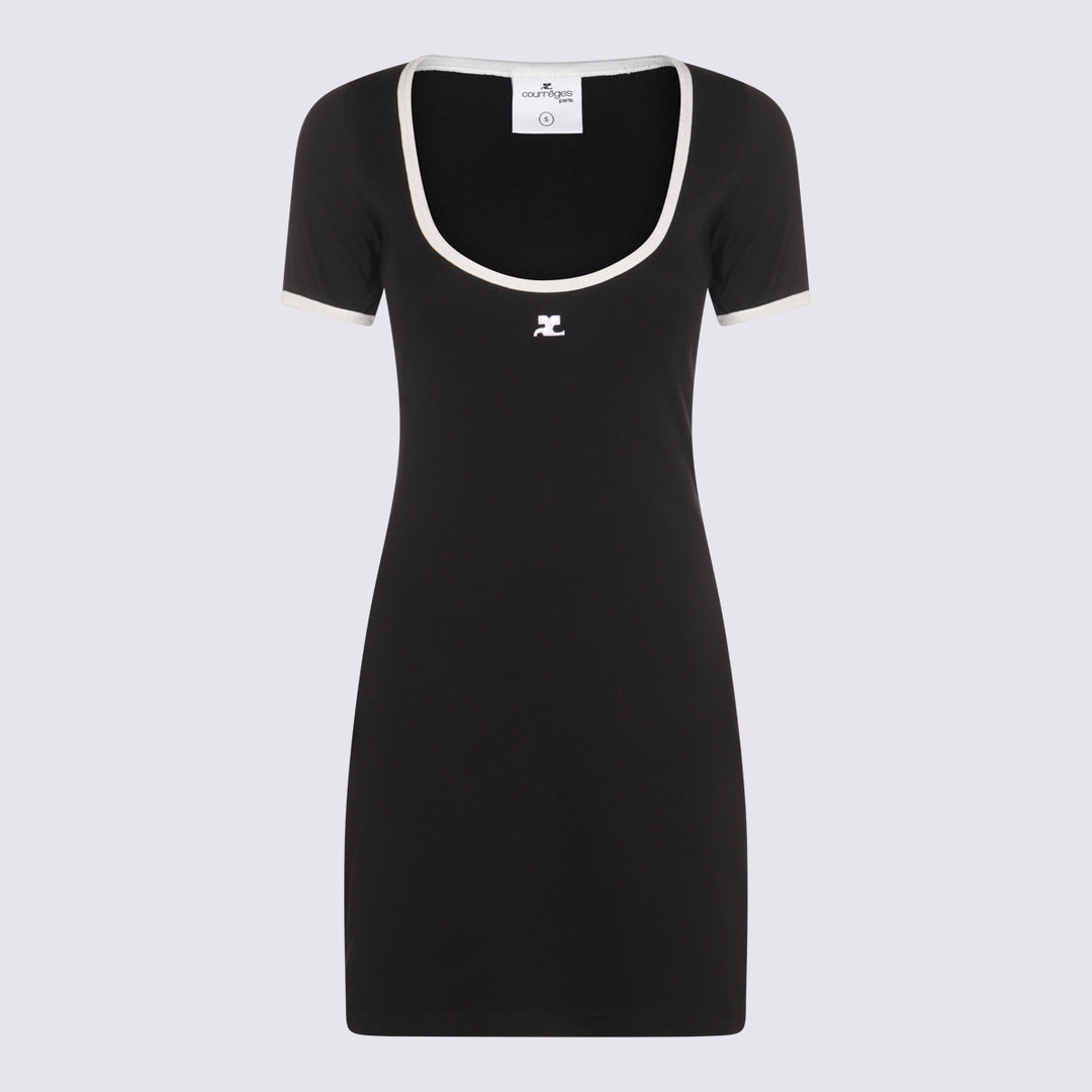 Courreges Dresses - BLACK/HERITAGE WHITE | df89c43d96b8fa4b9ea1c2d0d2f7d14c756d2957