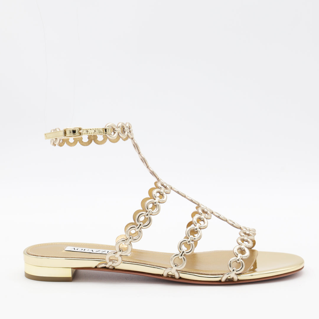 Aquazzura Sandals - SOFT GOLD | 88b9d54901a5ee77d9b3f74e592d8582eb6706a7