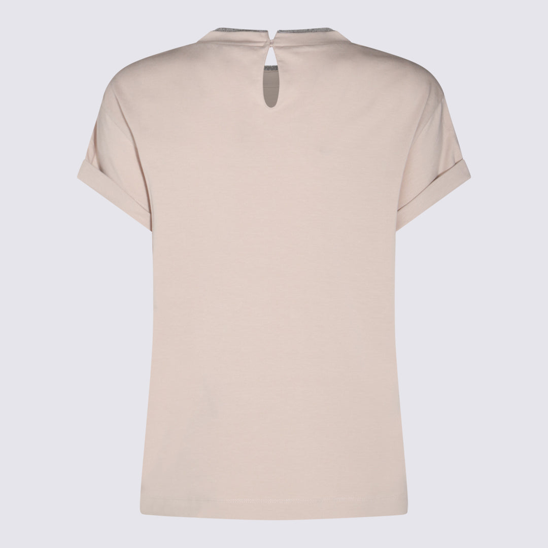 Brunello Cucinelli T-shirts and Polos - Light and natural | 50229b4eaf003563a435565e879fb7a75fbdc917