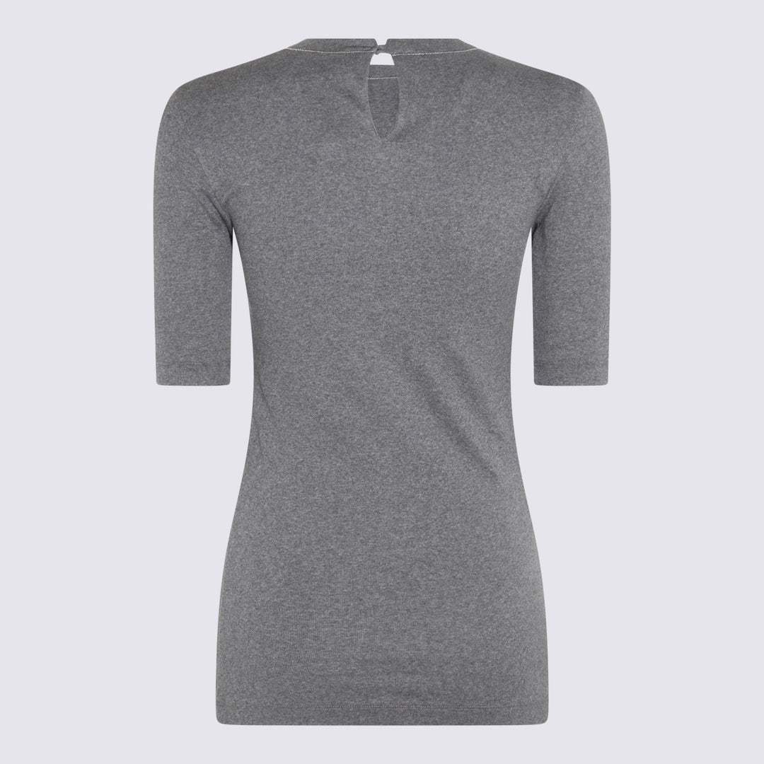 Brunello Cucinelli T-shirts and Polos - Blacks and greys | 2aef8277af4507bbb73838acbb3a12be03059f2a