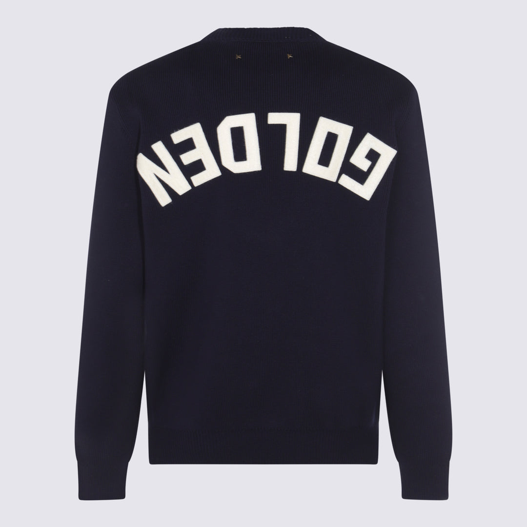 Golden Goose Sweaters - Blue and green | 60191b9732d6d67afe5cd4e400517c3e42016a27