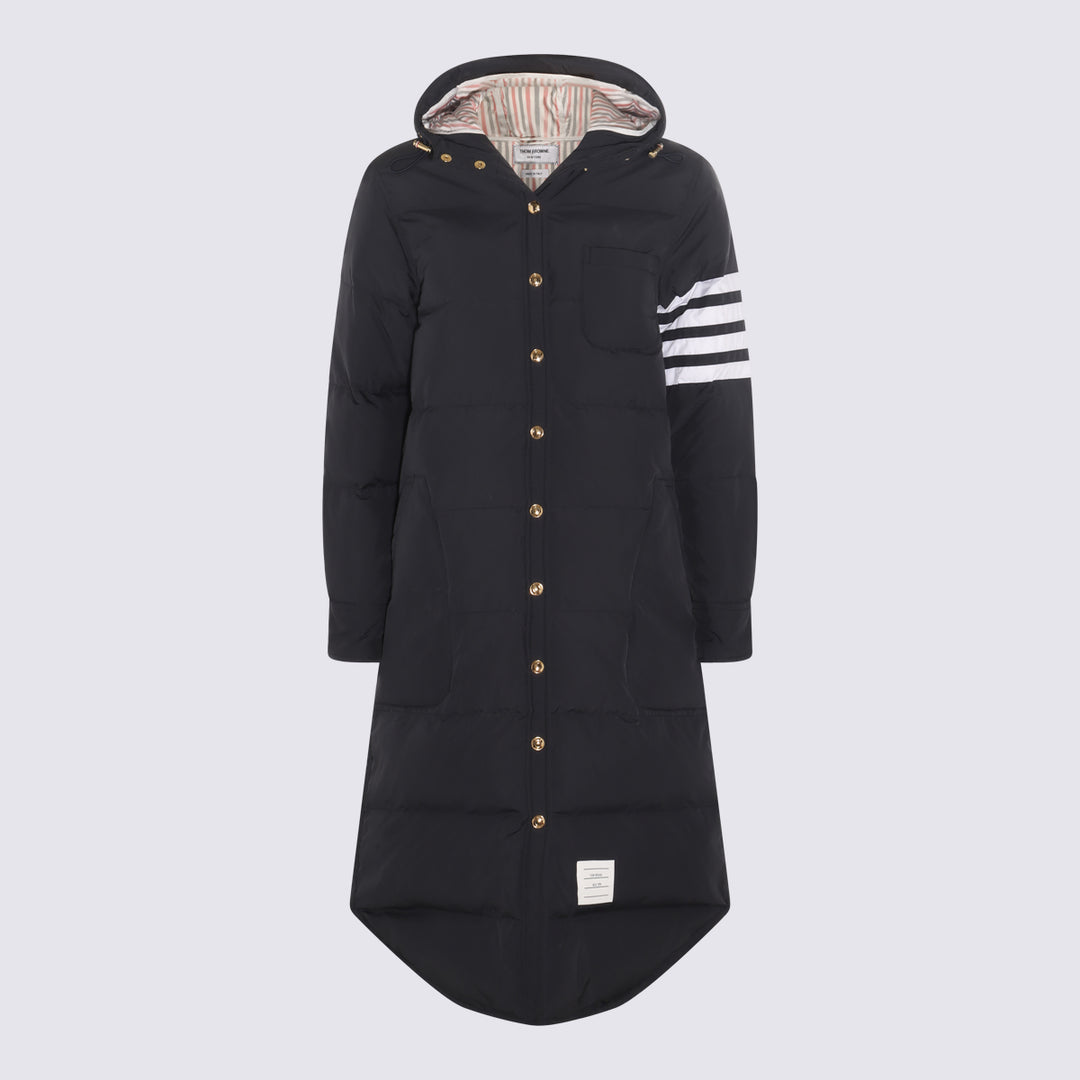 Thom Browne Coats - Blue and green | 12e5c19c3e7917e81a9d6d17ebe38cfa32c87321