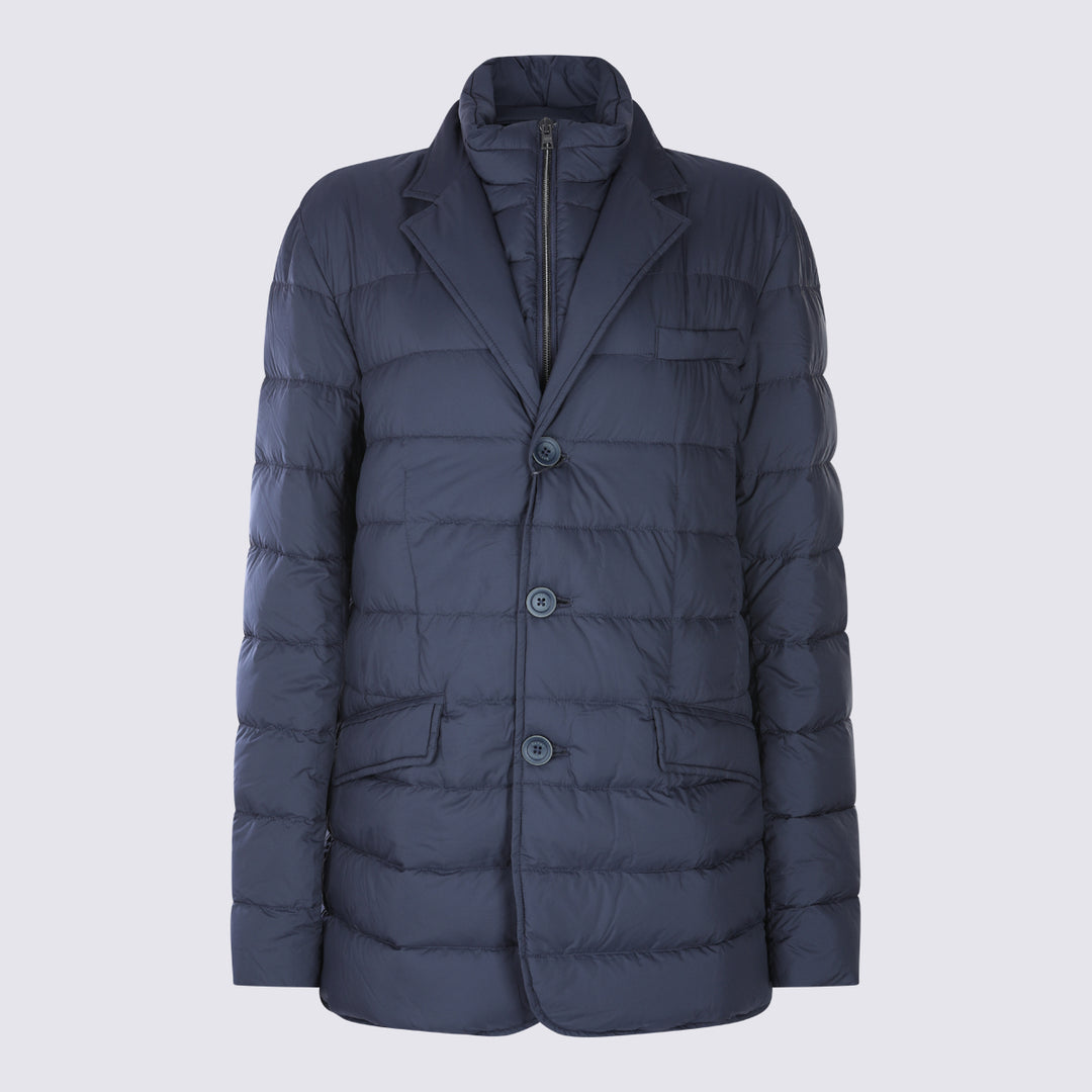 Herno Coats - Blue and green | 2bf2ac6132f0a24397805fcdb676468f2503e2ab