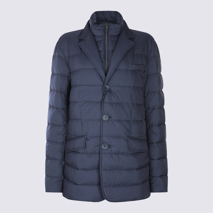 Herno Coats - Blue and green | 2bf2ac6132f0a24397805fcdb676468f2503e2ab