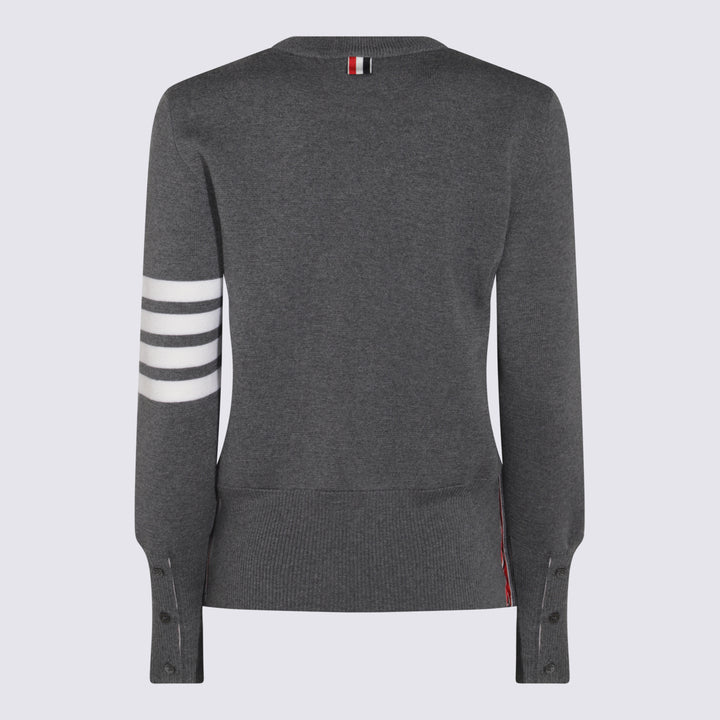 Thom Browne Sweaters - MED GREY | bfcb803680601a6313a2f95734c9afb303fdcf9e