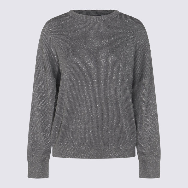 Brunello Cucinelli Sweaters - Blacks and greys | 95afbf6e0297c82b5ceea2e1cc04408b9d882c6e