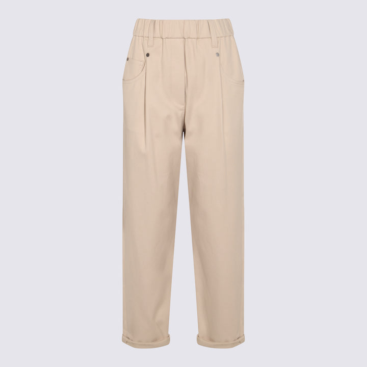 Brunello Cucinelli Trousers - Light and natural | 8cc4af6027dbde054aeb2baaeef4f24cb97220b8