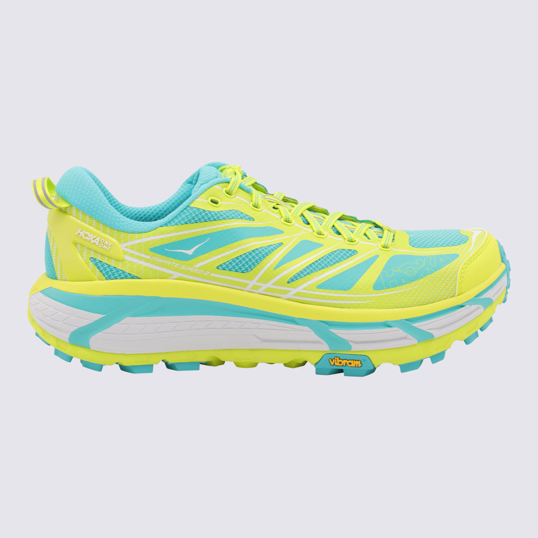 Hoka One One Sneakers - CITRUS/ELECTRIC AQUA | 4912af482cb048ff9efdeb538ed37ebe39746a11