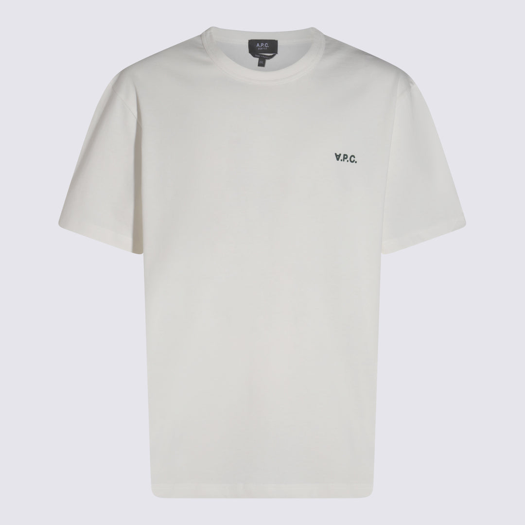 A.P.C. T-shirts and Polos - BLANC/VERT | d7f4b2a9b2106c4c1e88a2c896fd46ed78d698aa