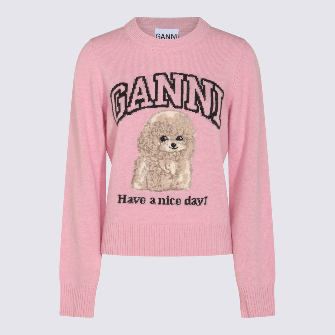 Ganni Sweaters - Light and natural | abf8e7cd9f9221dc8bc265f588fcbaf99adf157d