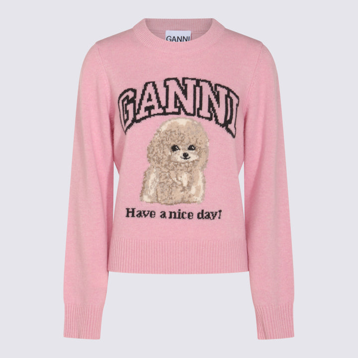 Ganni Sweaters - Light and natural | abf8e7cd9f9221dc8bc265f588fcbaf99adf157d