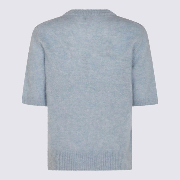 Ganni Sweaters - CHAMBRAY | 88318eea0cee08a596ee8b9b8a2284b2f59db11c