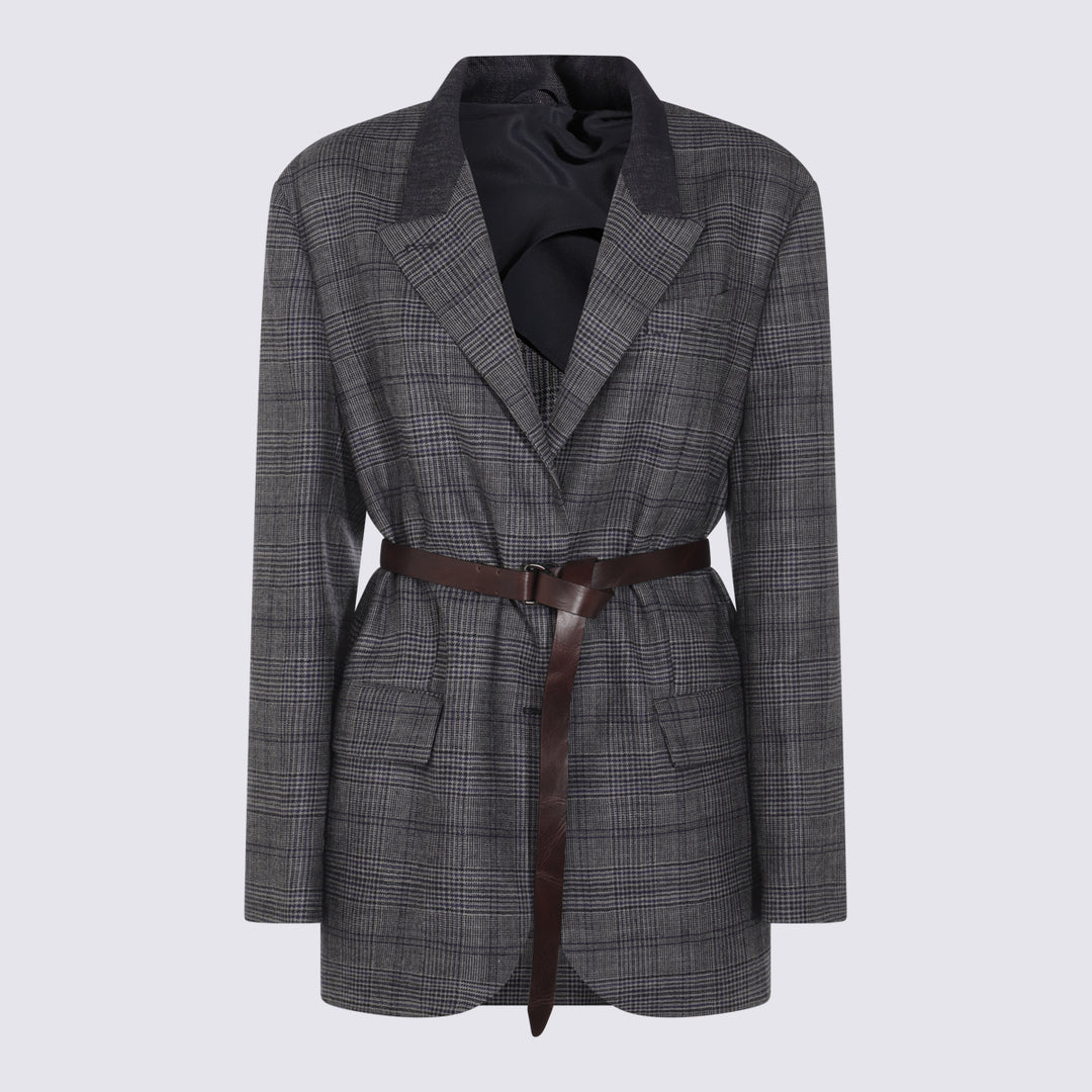 Brunello Cucinelli Jackets - BLUE/GRIGIO | d9a569d89486b42bb28f245176b3253e030ac77c