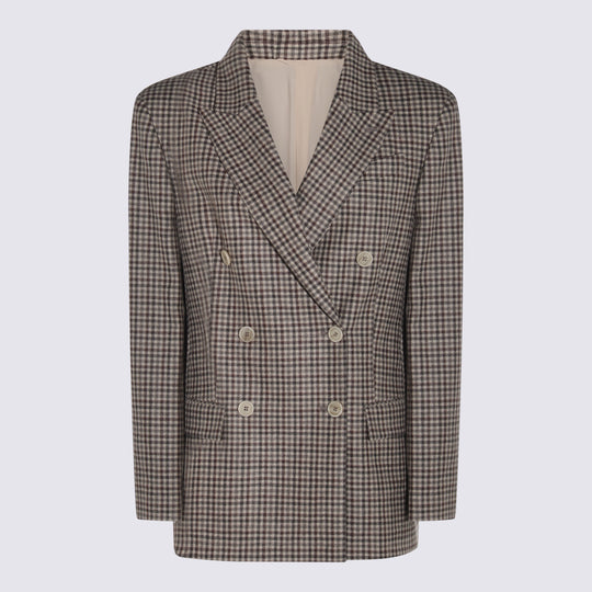 Jackets Beige/Marrone/Brown