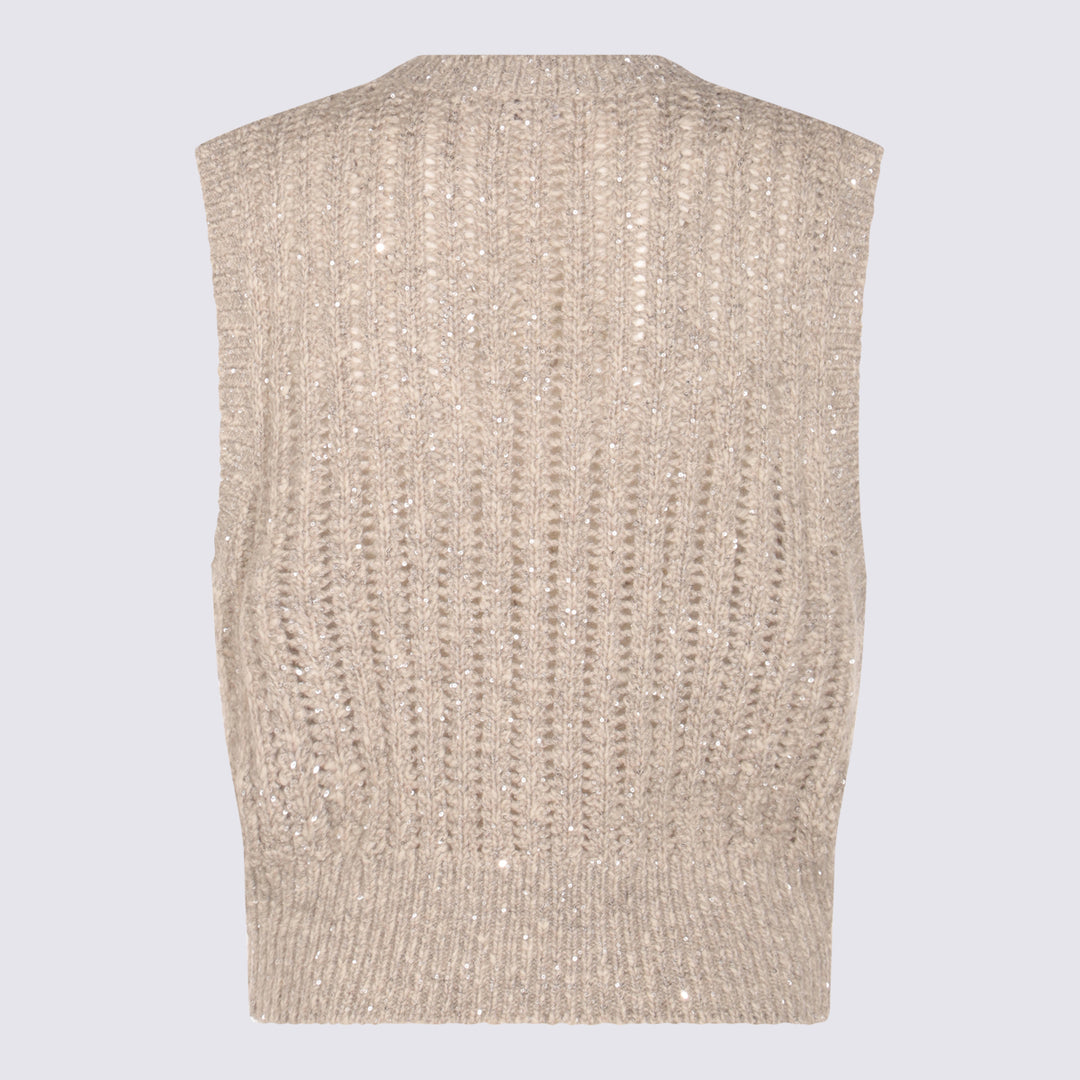 Brunello Cucinelli Sweaters - MADRE PERLA | 7faed64d58eff4b997153f1938379fca9320232d