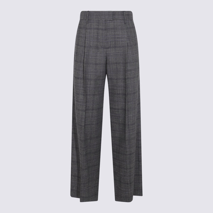 Brunello Cucinelli Trousers - BLUE/GRIGIO | 53552192ef670736fdd08a3966c6ffa36bad9180