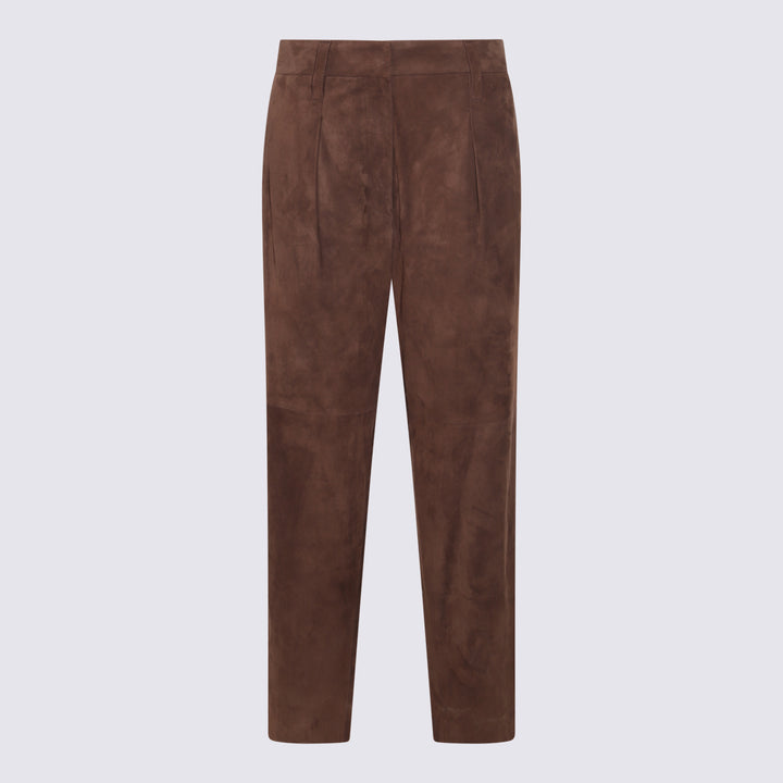 Brunello Cucinelli Trousers - Brown | f92ad5553834083d292ec39aedd7d8c159a35f4a