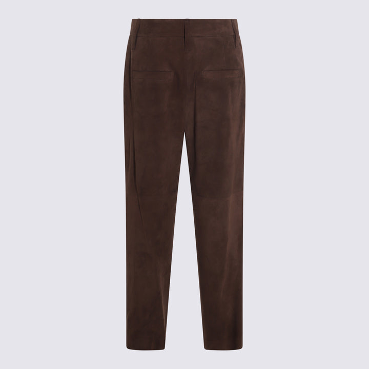 Brunello Cucinelli Trousers - Brown | cbdf4009452d46d3b9fab65618941e79f507841f