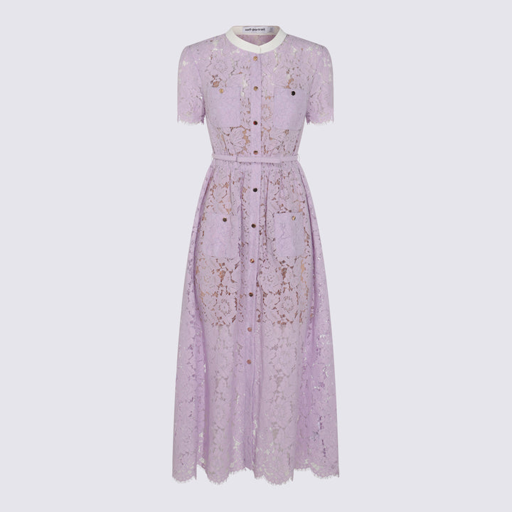 Self-Portrait Dresses - Blue and green | 26f0f721b450a72f70ac77cd055d5ca3413844d2