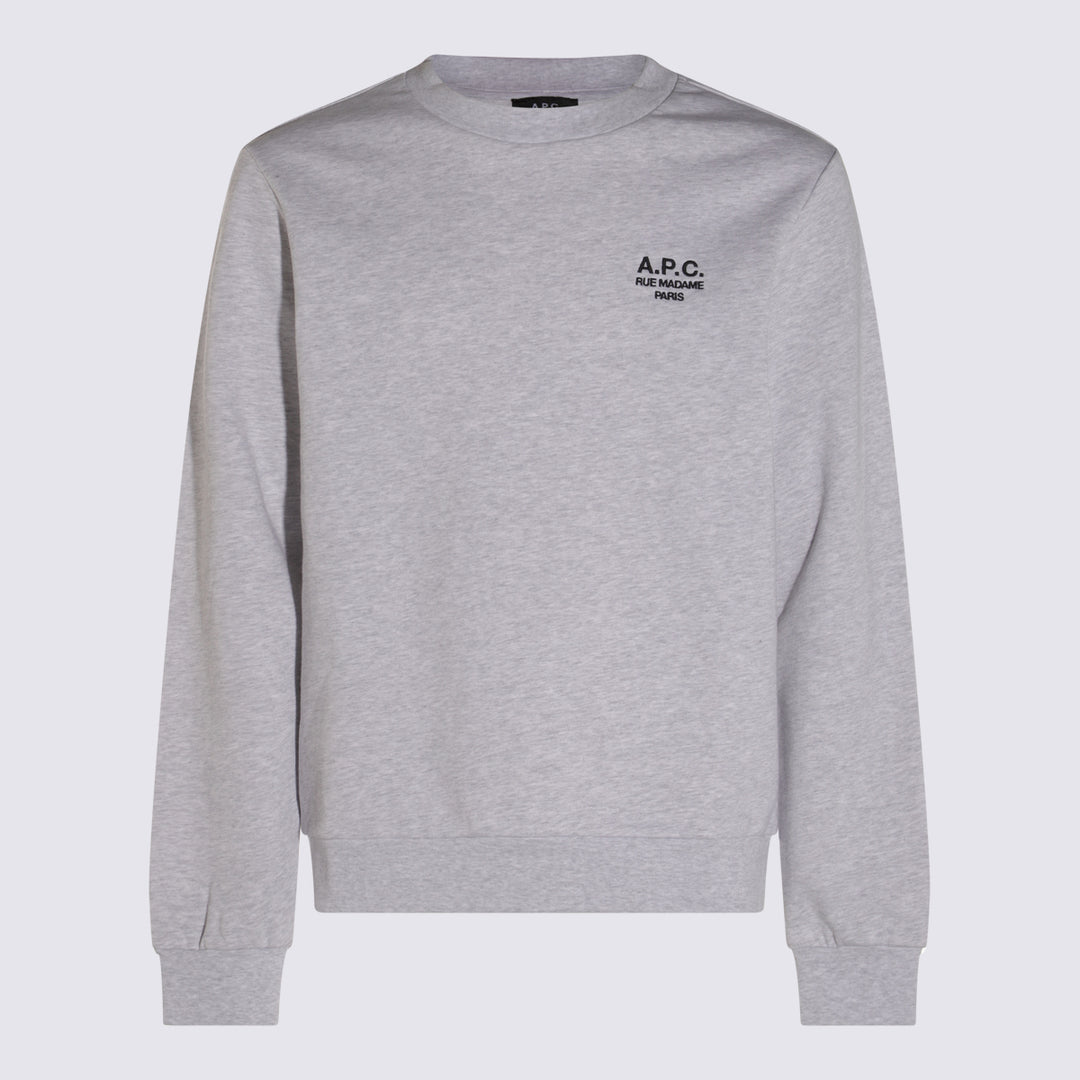 A.P.C. Sweaters - HEATHERED
GREY/BLACK | 860e64fc3441b908445aa1e7a9ffb3fcb8cfa52d