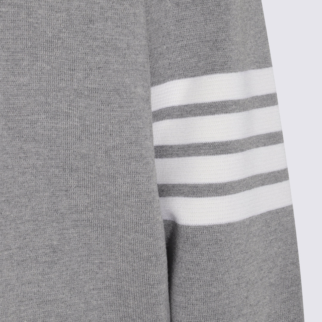 Thom Browne Sweaters - Blacks and greys | 1011f510fcecb38d71494a596e787d606fe24f6b