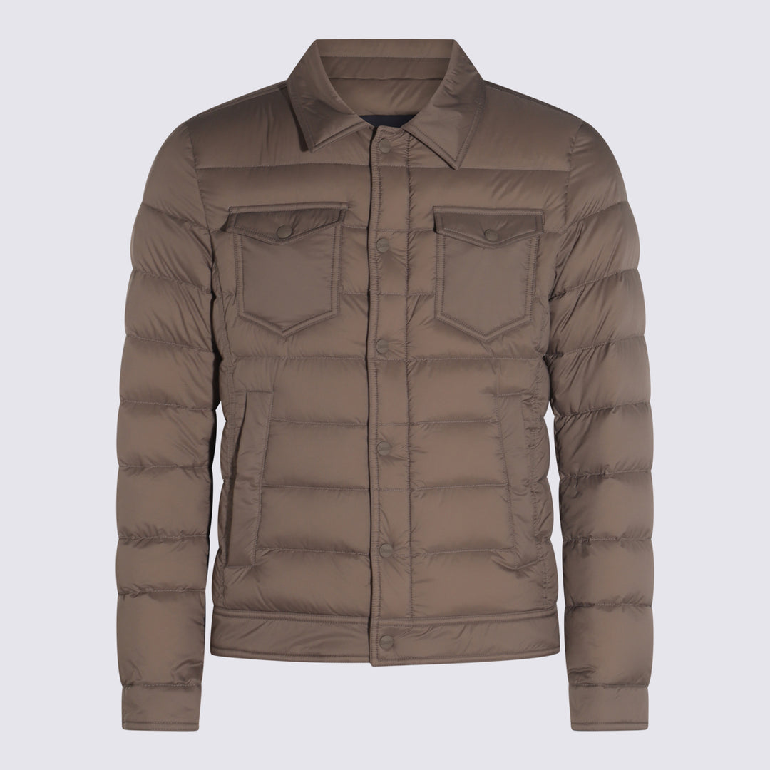 Herno Coats - Brown | 03e9e3269a49c363dff8ff93fb6b4a8d73e3c601