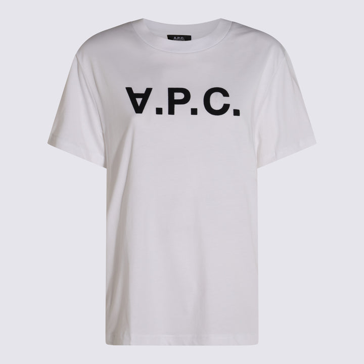 A.P.C. T-shirts and Polos - WHITE/DARK NAVY | b3442c8e65bd12d18e0fc29ef1feb2c368683c70