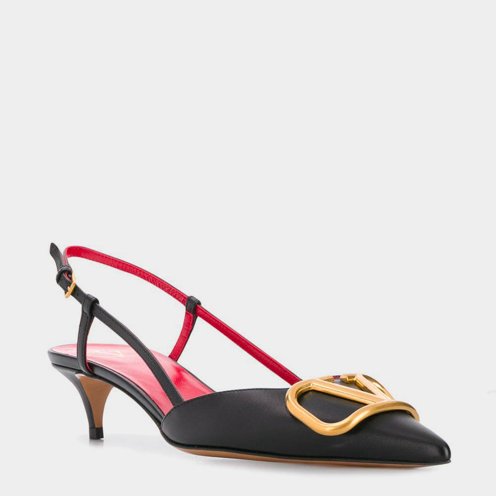 Valentino Garavani With Heel - Blacks and greys | 8c5d7f123a9d7410bd815b317df09562461c9418