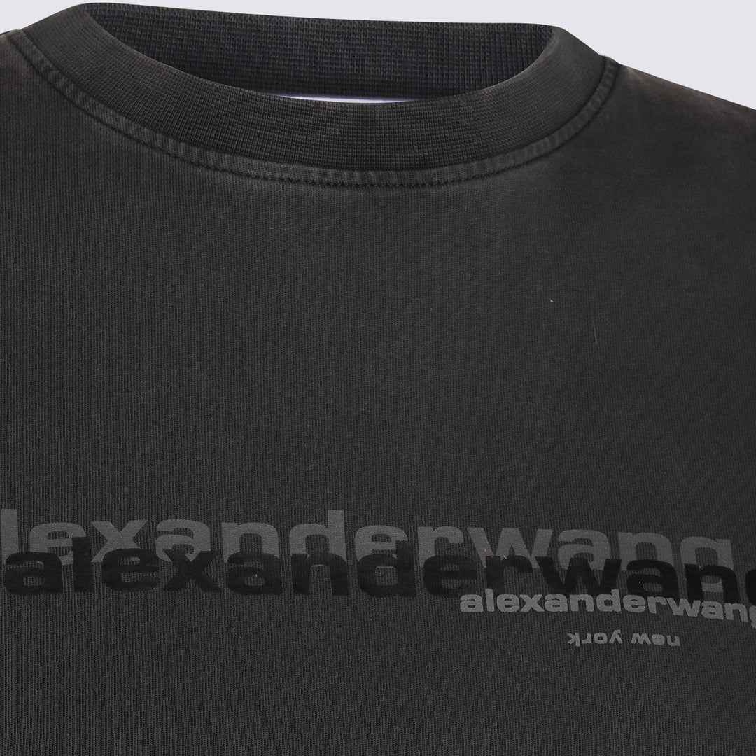 Alexander Wang T-shirts and Polos - WASHED BLACK | 277e38d9e64720f724126b79f738160d6ff98431