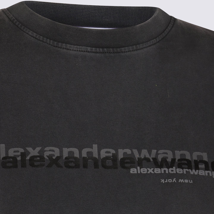 Alexander Wang T-shirts and Polos - WASHED BLACK | 277e38d9e64720f724126b79f738160d6ff98431