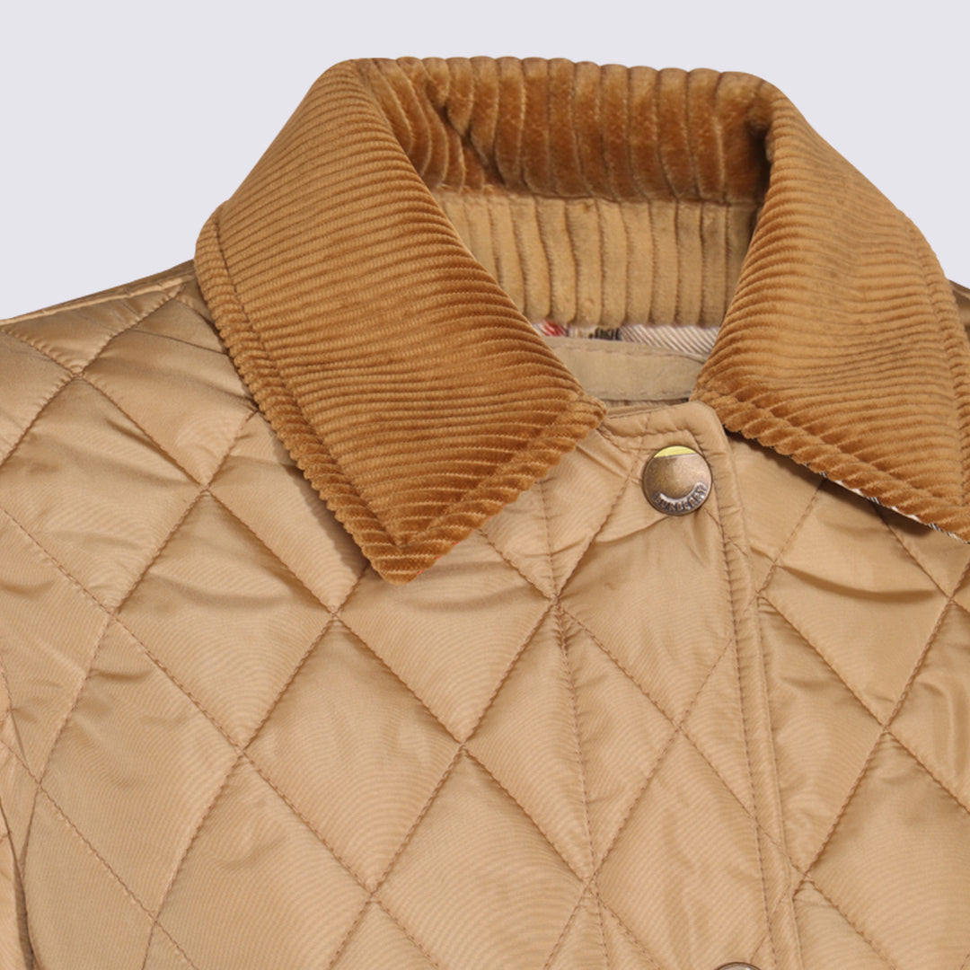 Burberry Coats - BLACK/SAND IP CHECK | 1da3f3b84fe96bc1f3cf28dce85f00dec6bd0c42