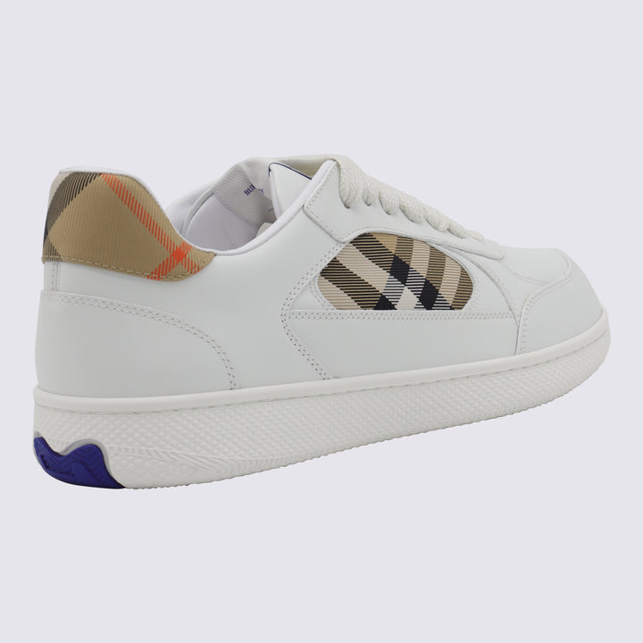 Burberry Sneakers - WHITE/SAND IP CHECK | ed6644df4df17da6b4a7b8b3e7137c532bdf82d6