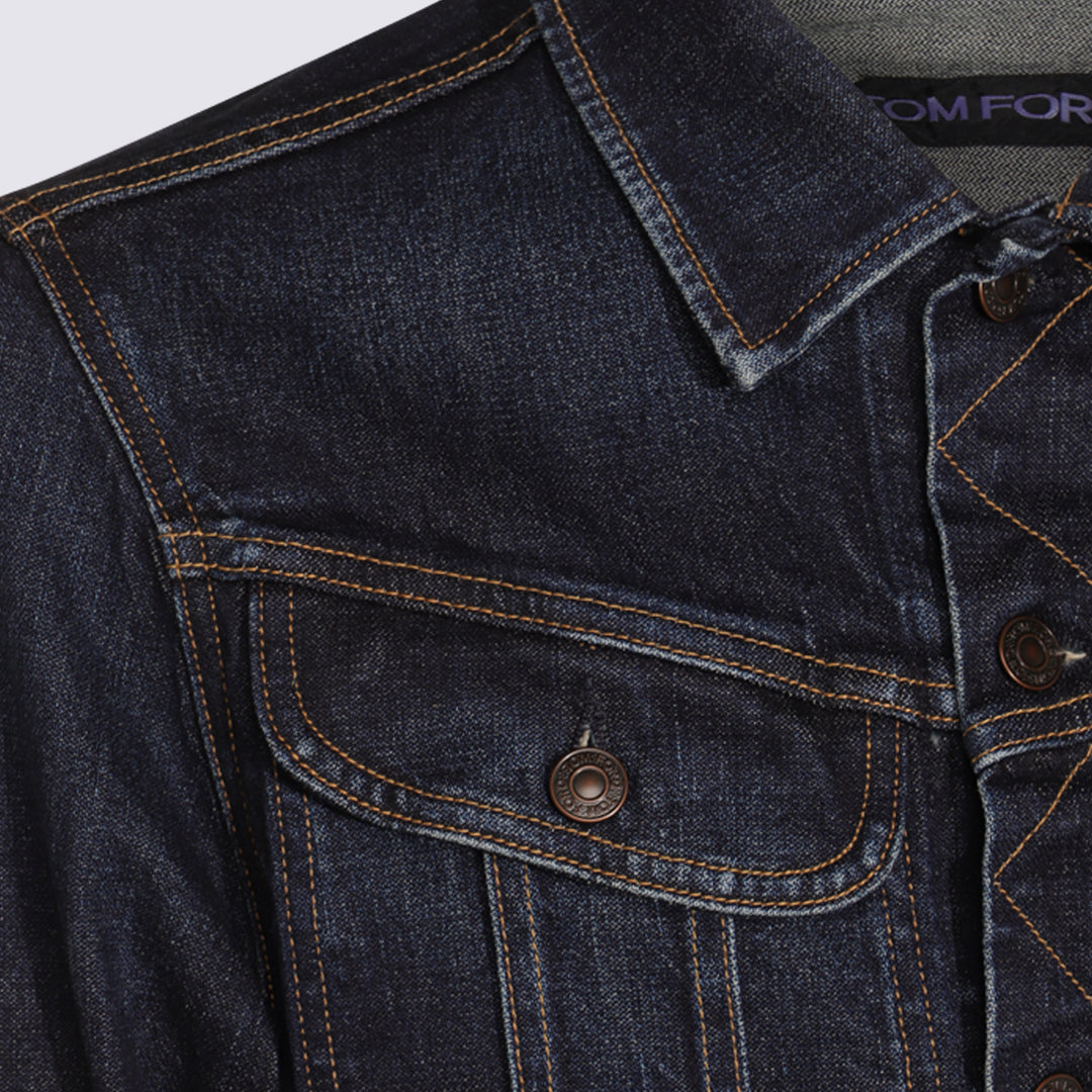 Tom Ford Jackets - DEEP INDIGO | 6b613a03d6d34fc8f8766dc539c02886c579de4e