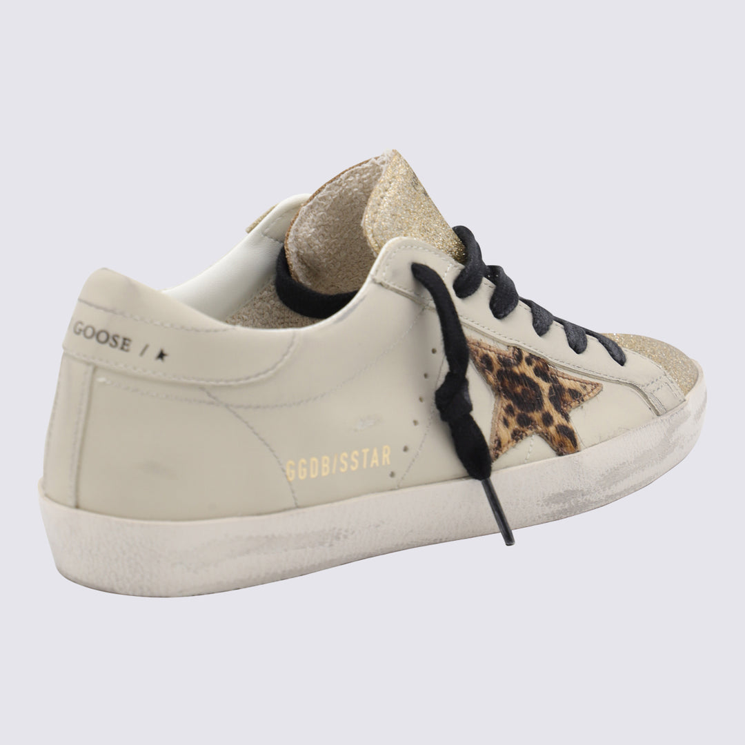 Golden Goose Sneakers - LIGHT BEIGE/DARK RED | 018bec7fcb1623b5be5b569b7b22e19c84740f73