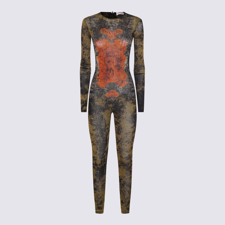 Jean Paul Gaultier Sweaters - BLACK/KHAKI/ORANGE | 1c32af470d33b92ee1ffae34f40e66ef491da927