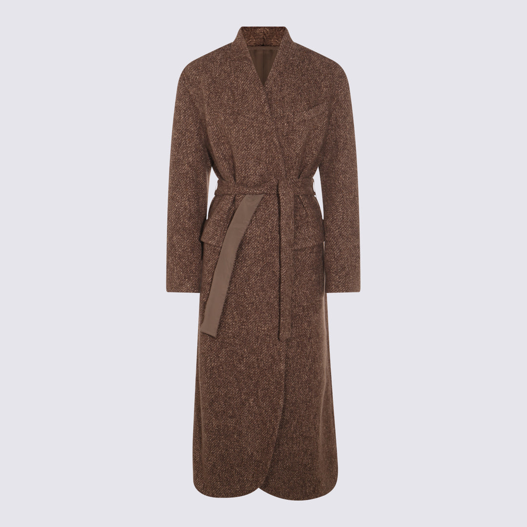 Brunello Cucinelli Coats - Brown | e2399b7ca2a809076edcf42b58bae394739f762a