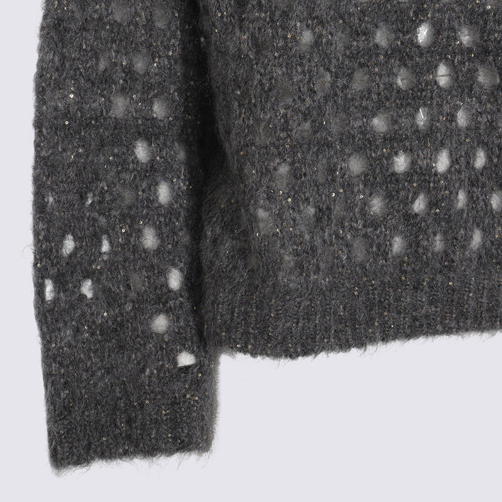 Brunello Cucinelli Sweaters - Blacks and greys | f85d9542e45d2c36751cc5526a6efab5b6a70038